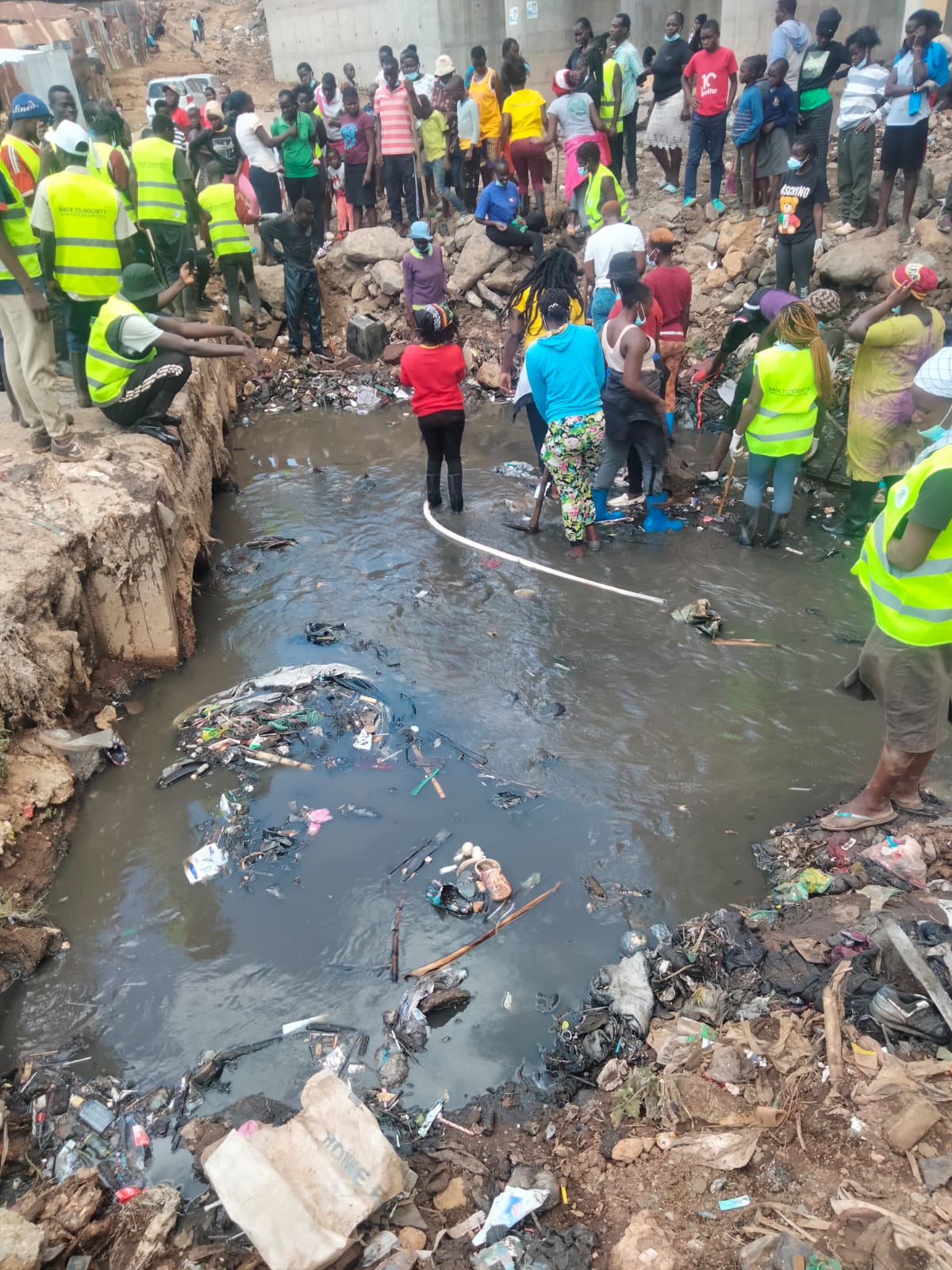 Cleaning River Ngong